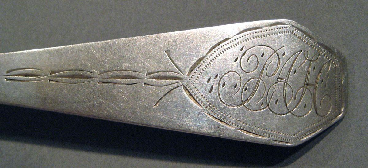 1998.0004.1054 Silver Spoon engraving