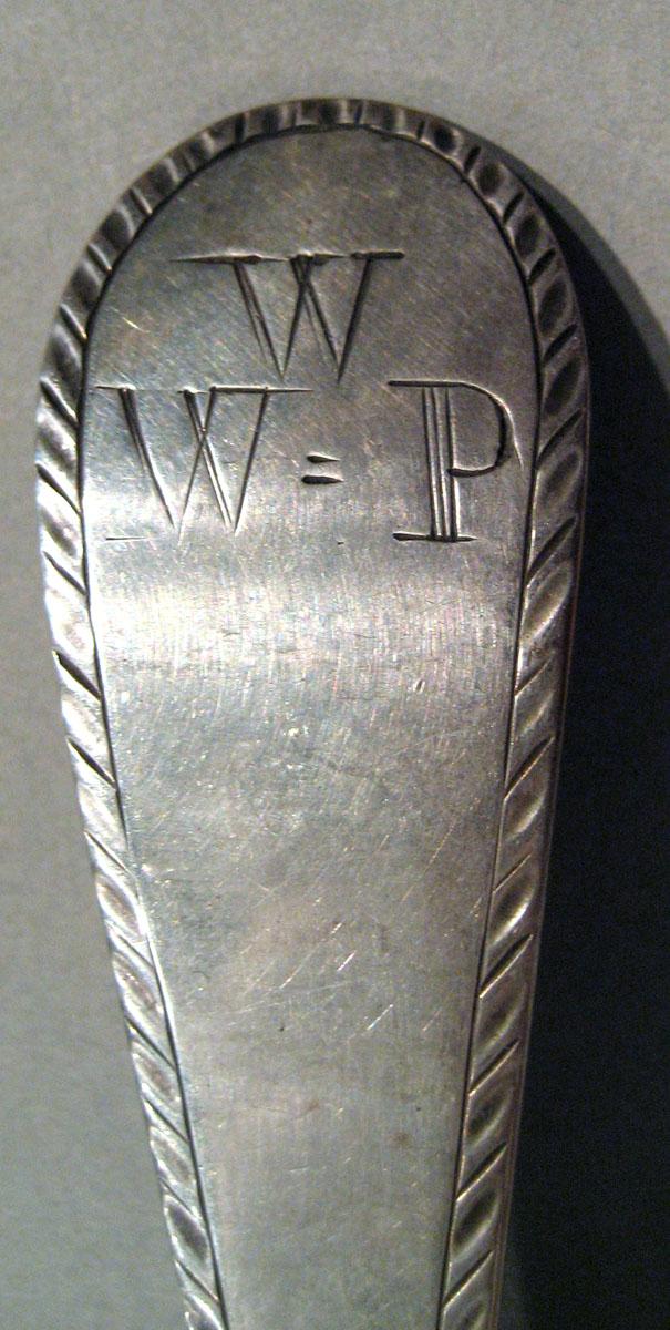 1998.0004.1058 Silver Spoon engraving