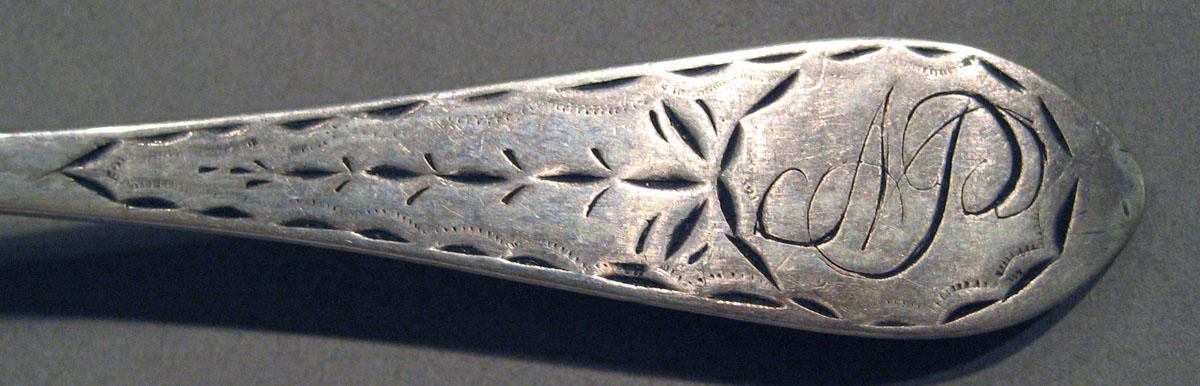 1998.0004.1059 Silver Spoon engraving
