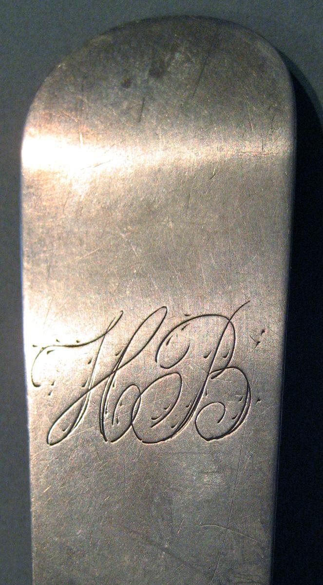 1998.0004.105 Silver Spoon engraving
