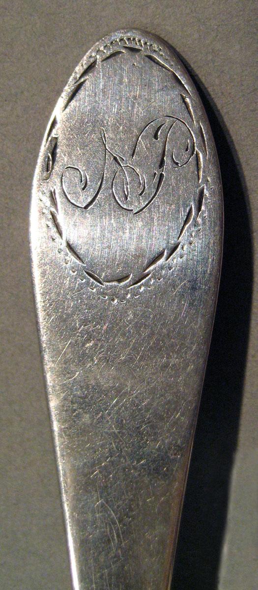 1998.0004.1060 Silver Spoon engraving