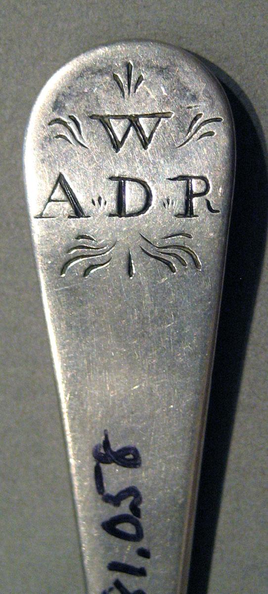 1998.0004.1063 Silver Spoon engraving