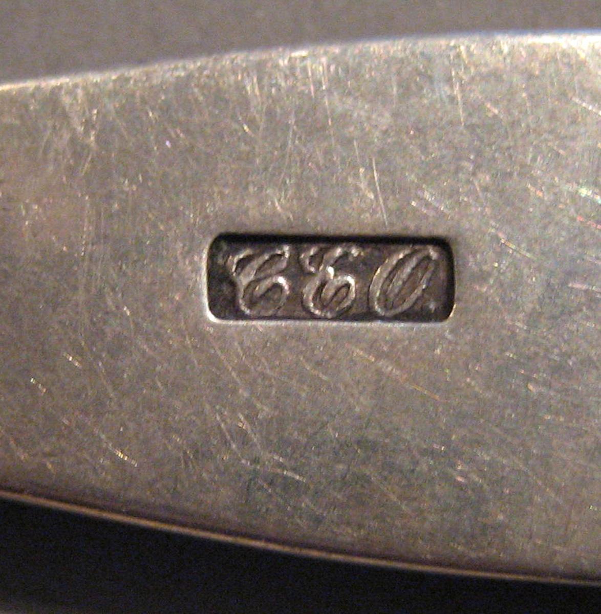 1998.0004.106 Silver Spoon marks