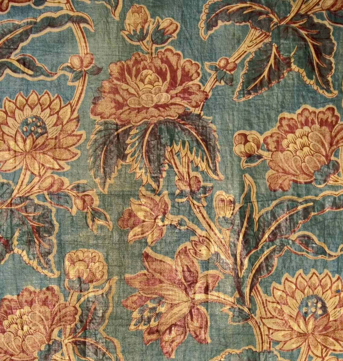 1952.0349 A Window Hanging, Side Curtain, Pattern Detail