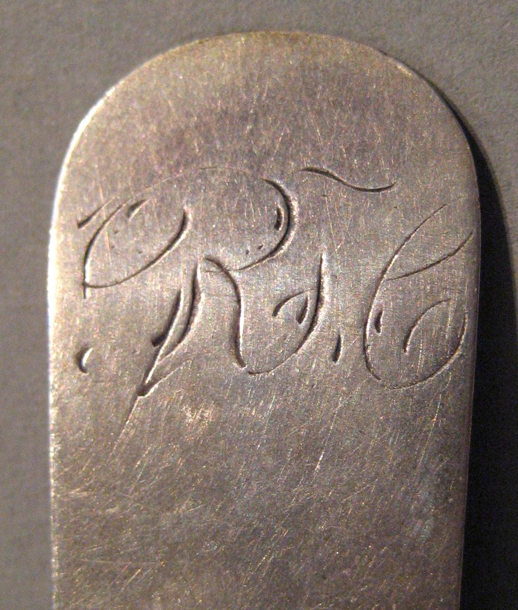 1998.0004.108 Silver Spoon engraving