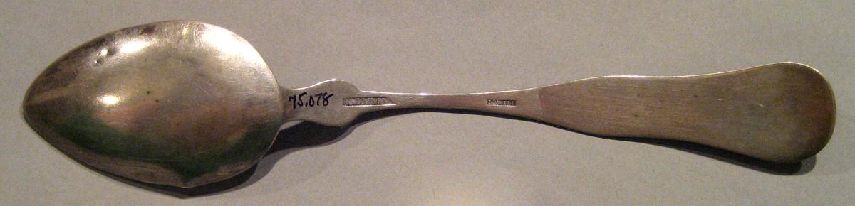 1998.0004.109 Silver Spoon underside