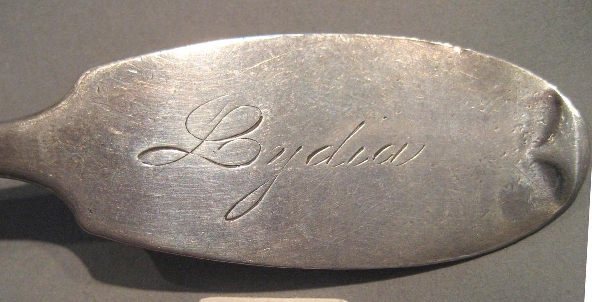 1998.0004.114 Silver Spoon engraving