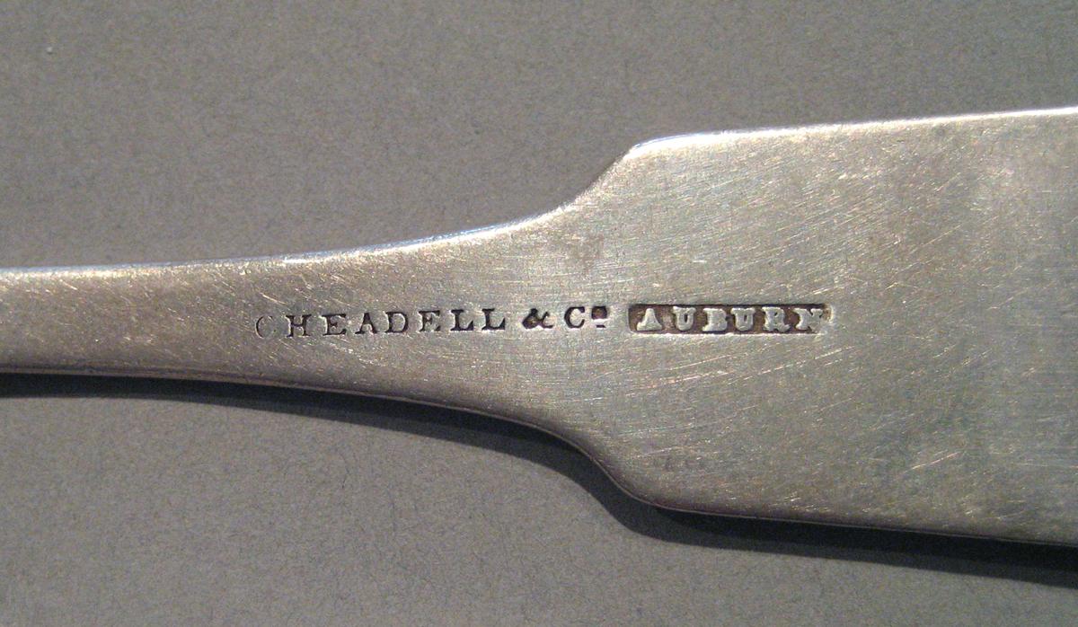 1998.0004.116 Silver Spoon marks
