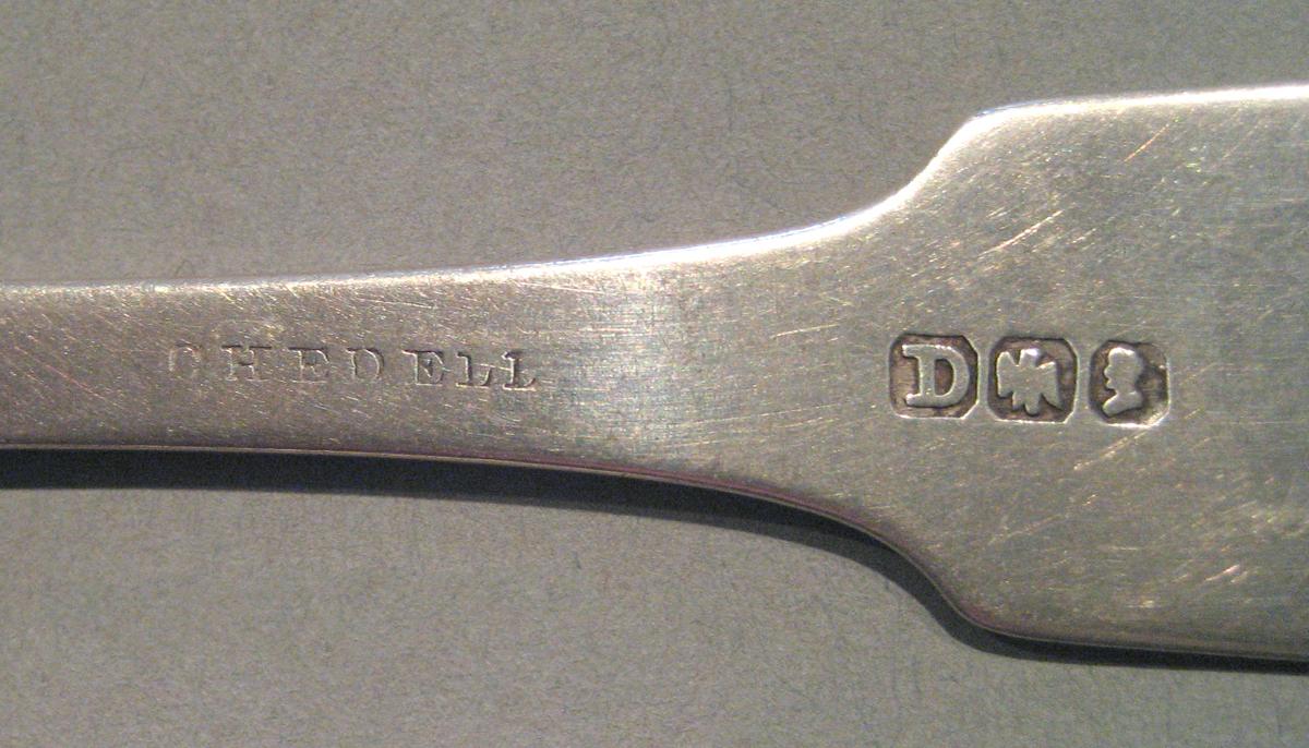 1998.0004.117 Silver Spoon marks