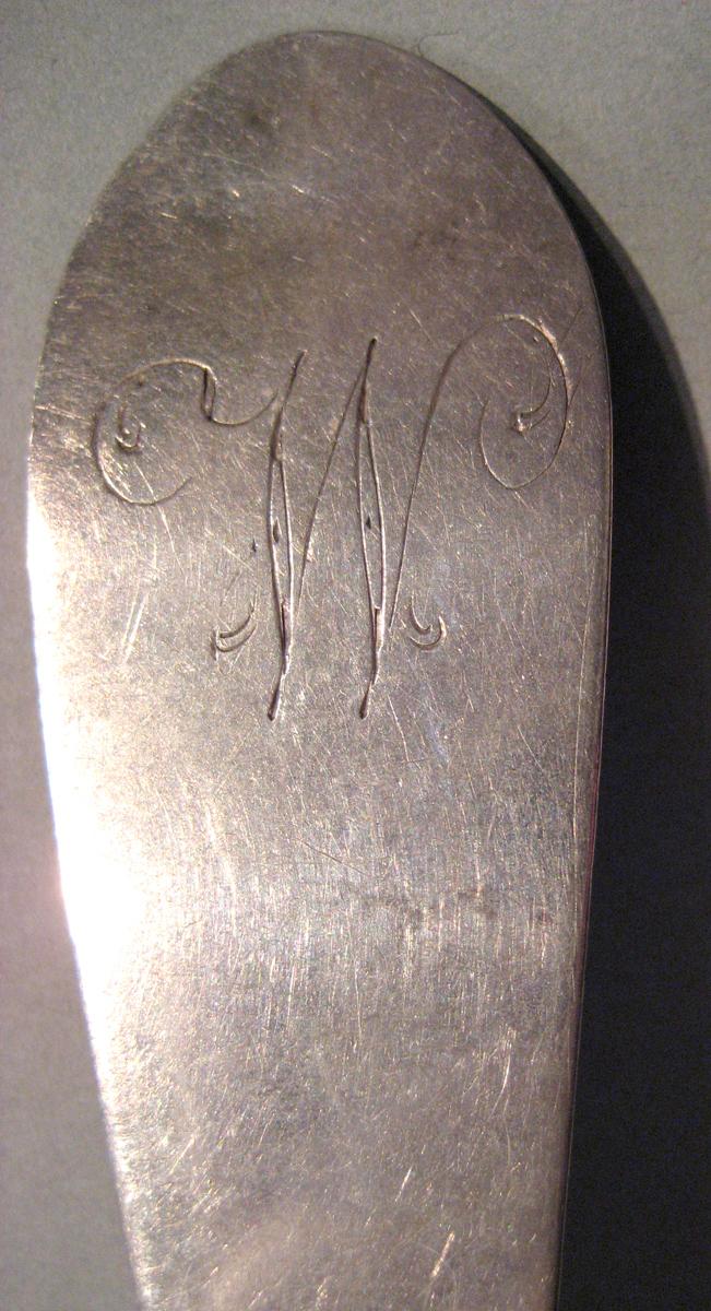 1998.0004.118 Silver Spoon engraving