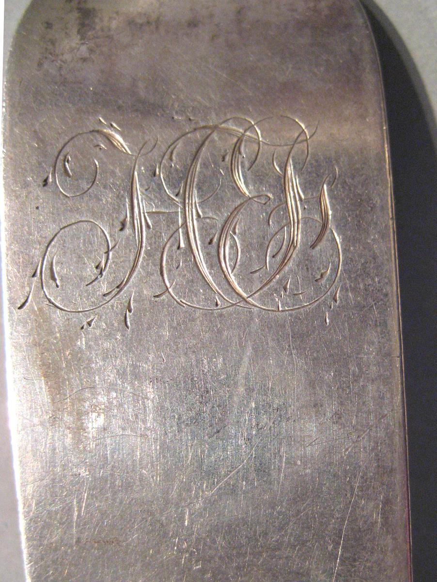 1998.0004.122 Silver Spoon engraving