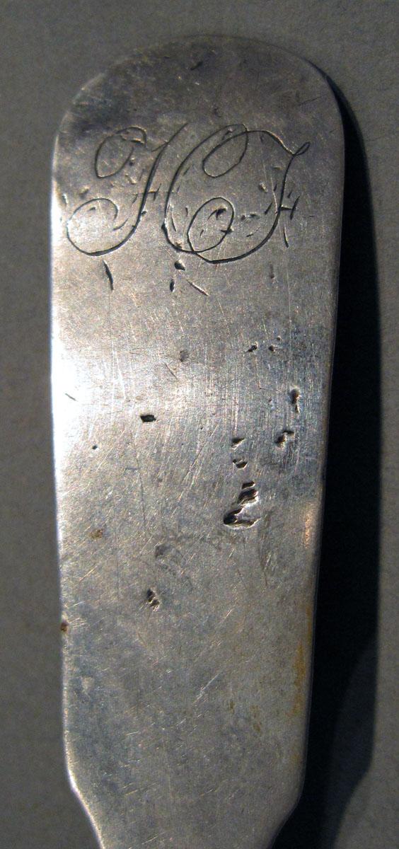 1998.0004.1231.002 Silver Spoon engraving upper surface