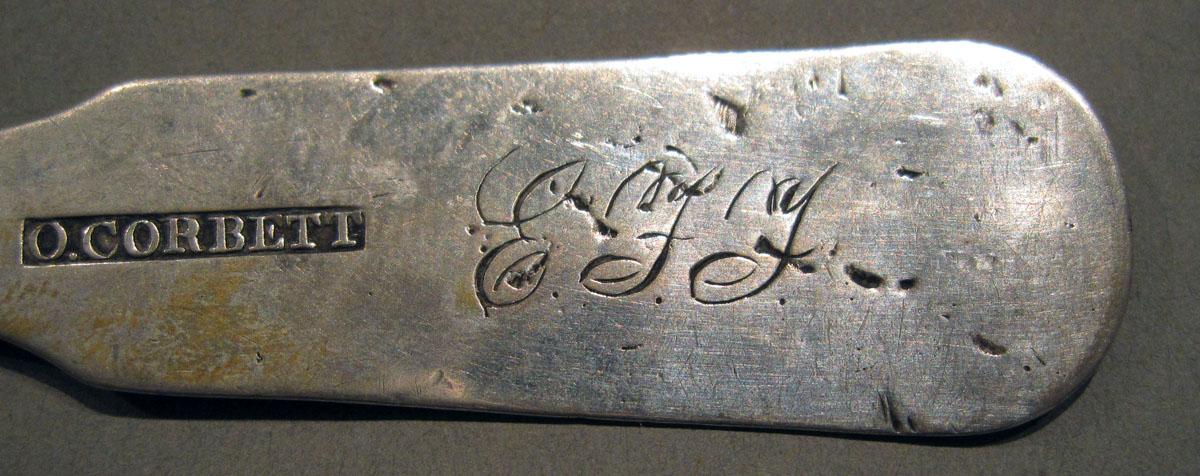1998.0004.1231.002 Silver Spoon engraving underside