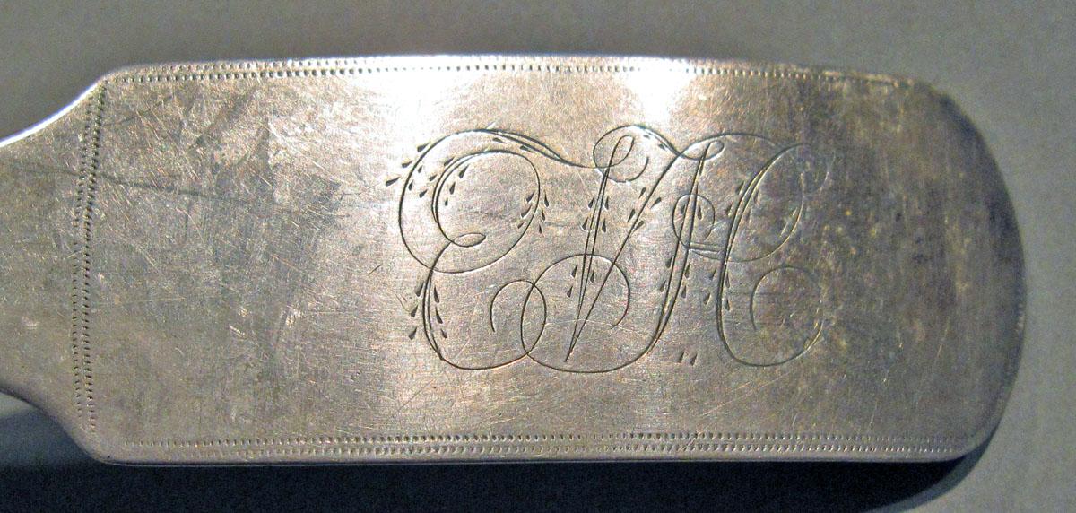 1998.0004.1236 Silver Spoon engraving