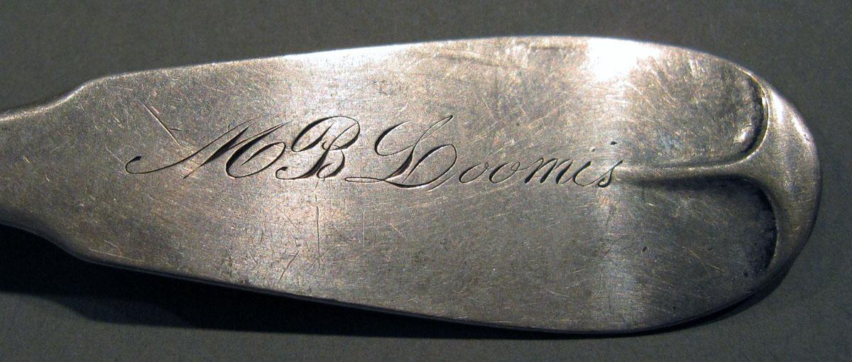 1998.0004.1238 Silver Spoon engraving