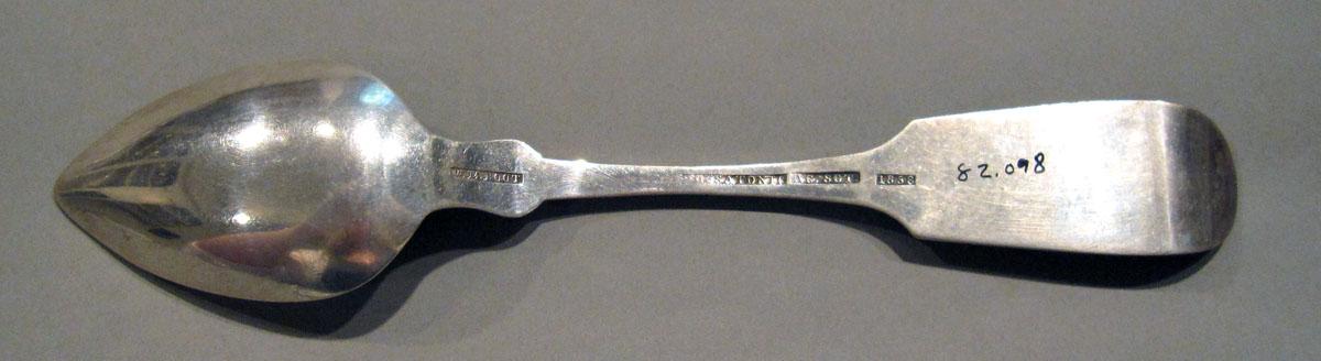 1998.0004.1245.001 Silver Spoon underside
