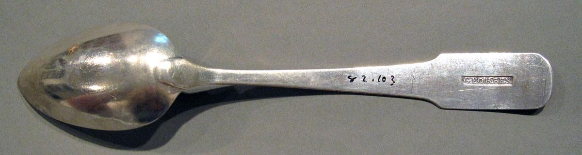 1998.0004.1250.001 Silver Spoon underside