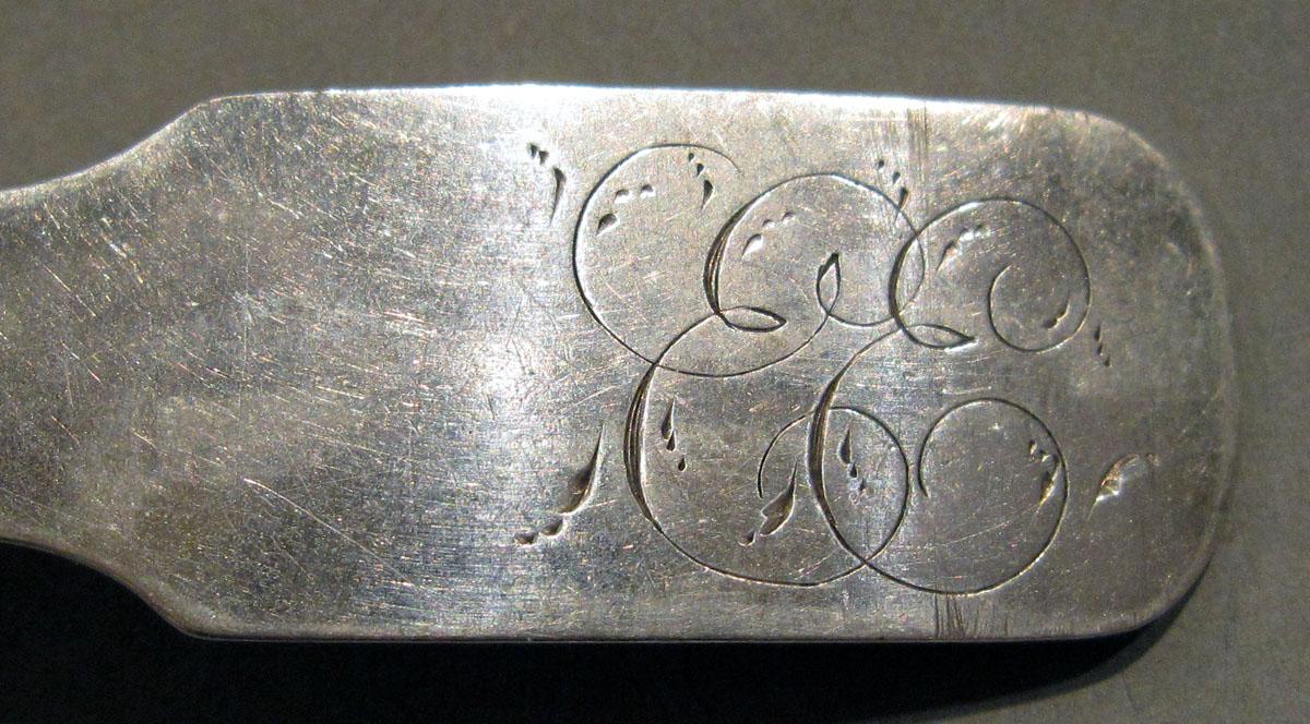 1998.0004.1250.001 Silver Spoon engraving