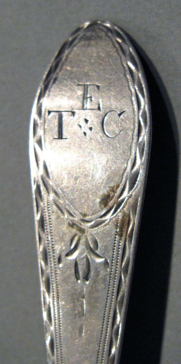 1998.0004.1254 Silver Spoon engraving
