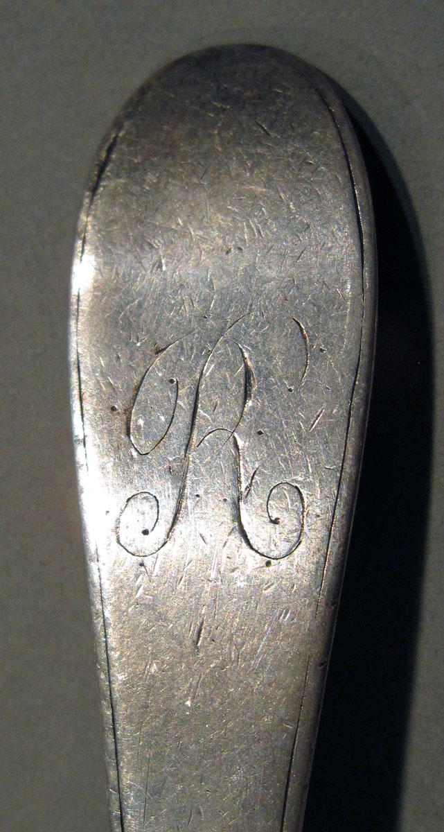 1998.0004.1261 Silver Spoon engraving