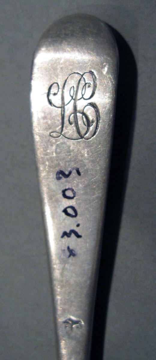 1998.0004.1262 Silver Spoon engraving