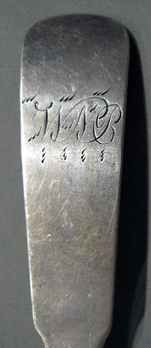1998.0004.1264 Silver Spoon engraving