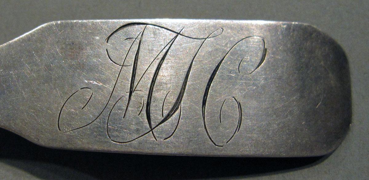 1998.0004.1265 Silver Spoon engraving