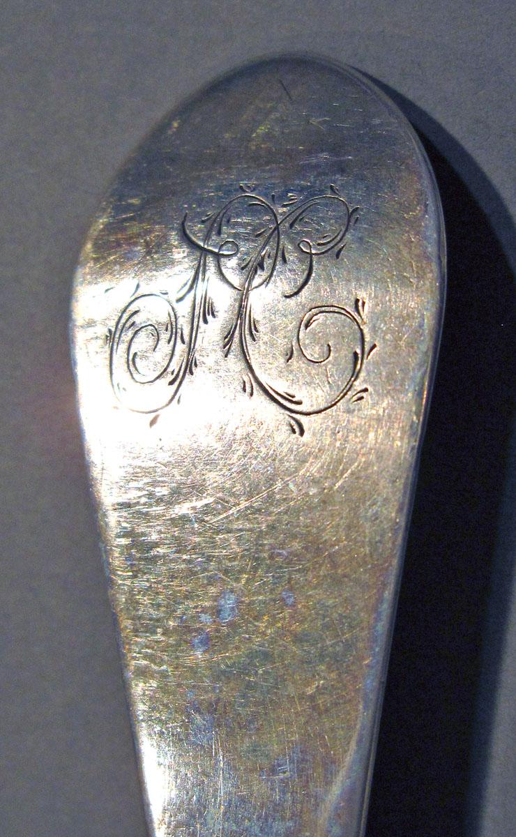 1998.0004.1275 Silver Spoon engraving