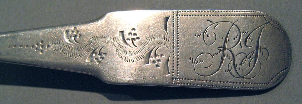 1998.0004.1277 Silver Spoon engraving