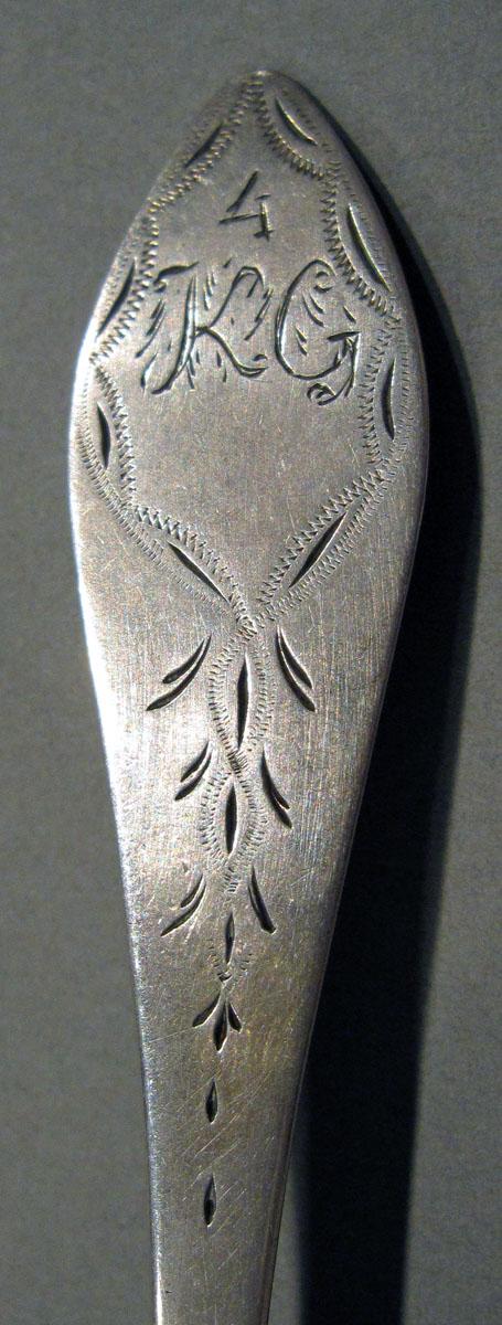 1998.0004.1278 Silver Spoon engraving