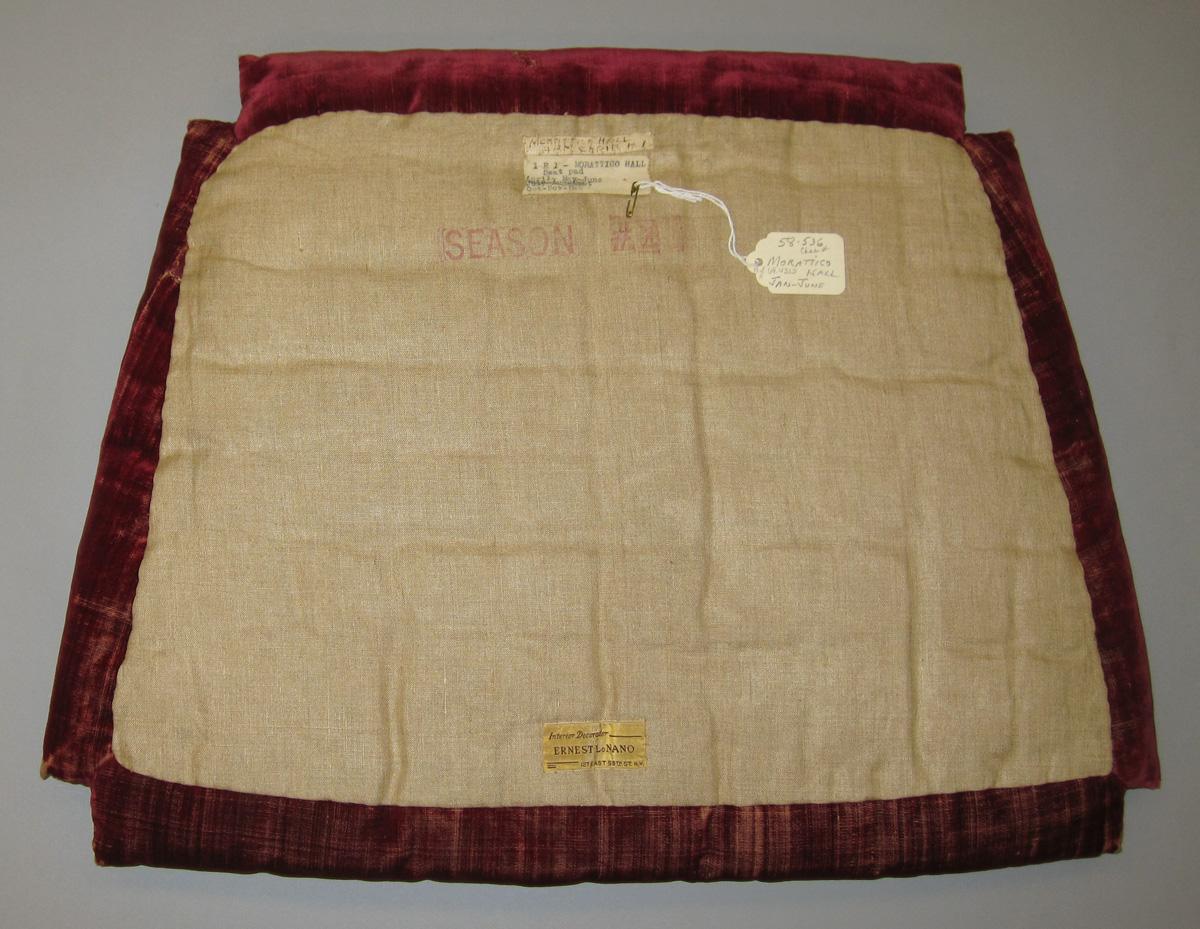 1969.4325 Cushion, Chair pad view 2