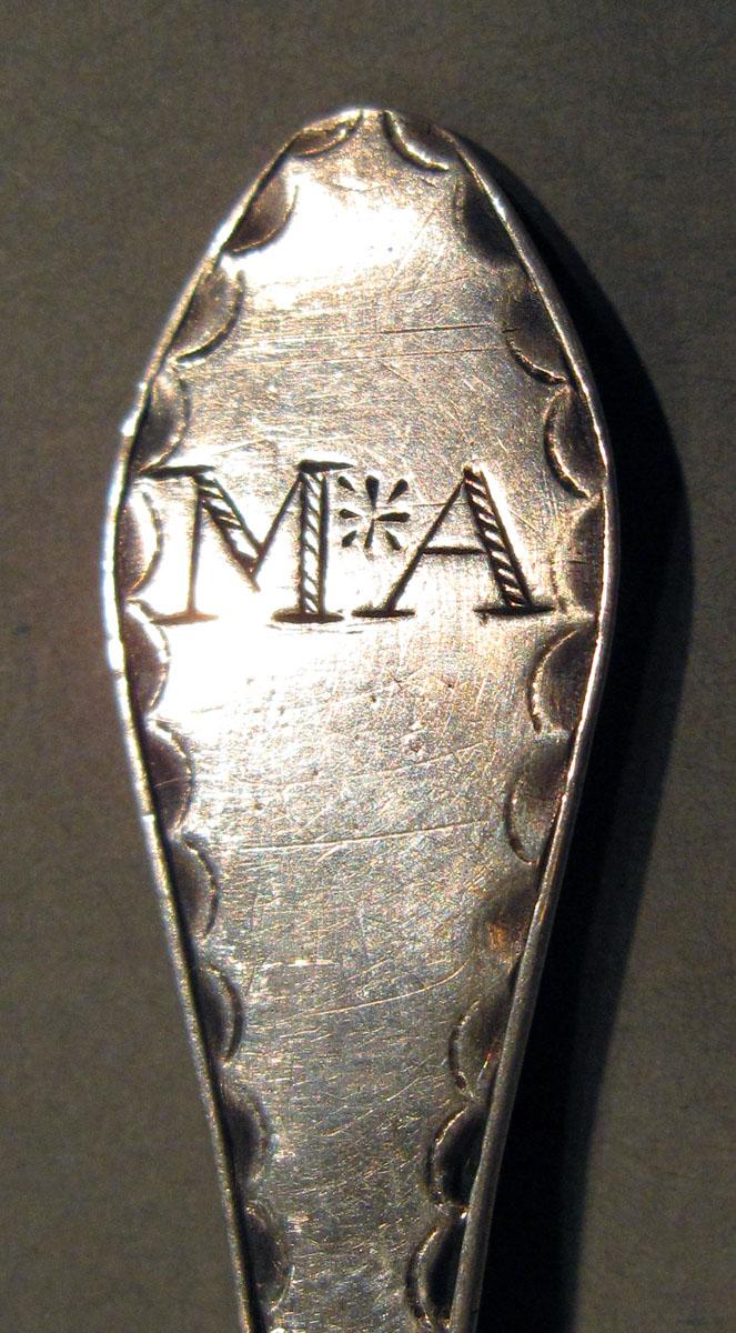 1998.0004.1281 Silver Spoon engraving