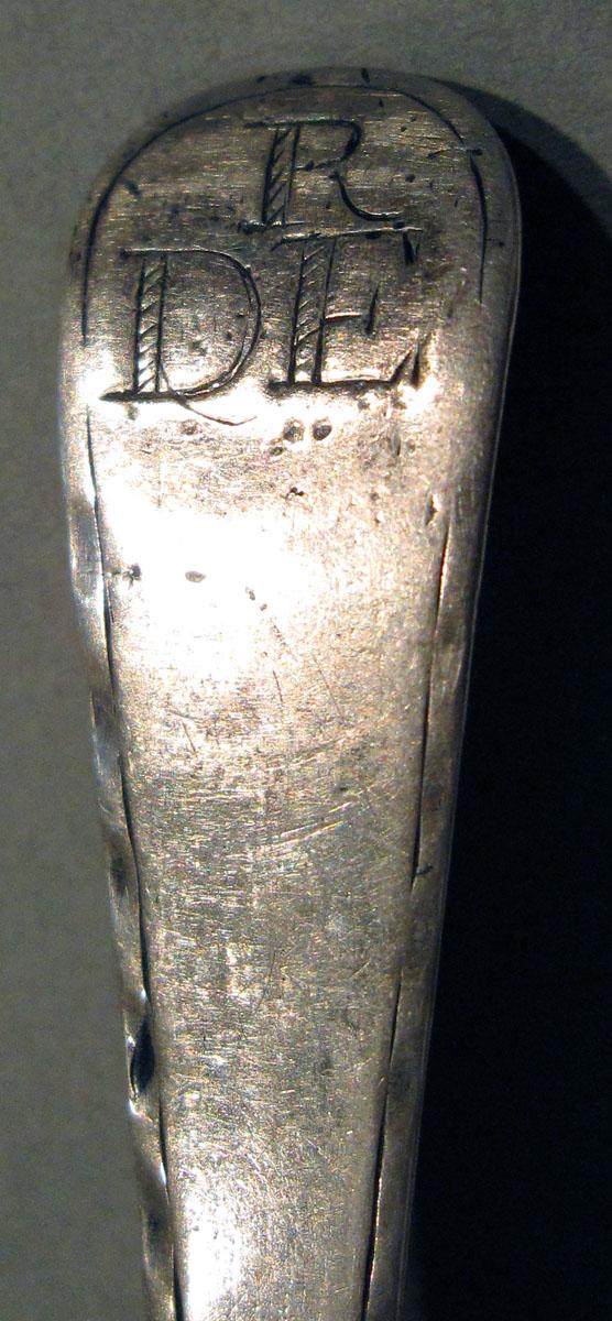 1998.0004.1285 Silver Spoon engraving