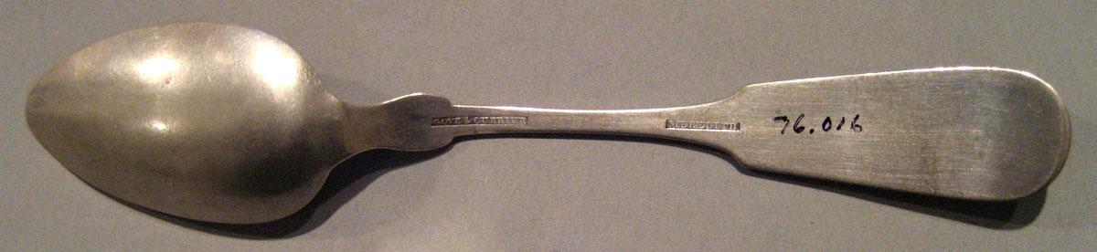 1998.0004.128 Silver Spoon underside