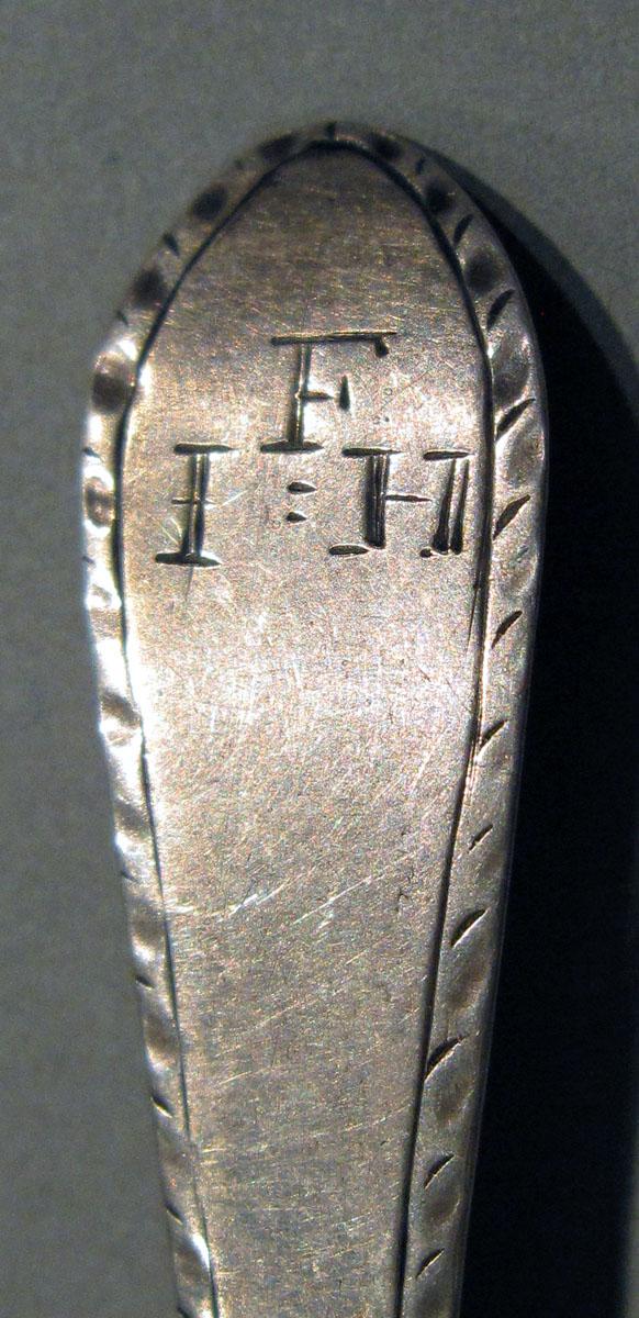 1998.0004.1290 Silver Spoon engraving