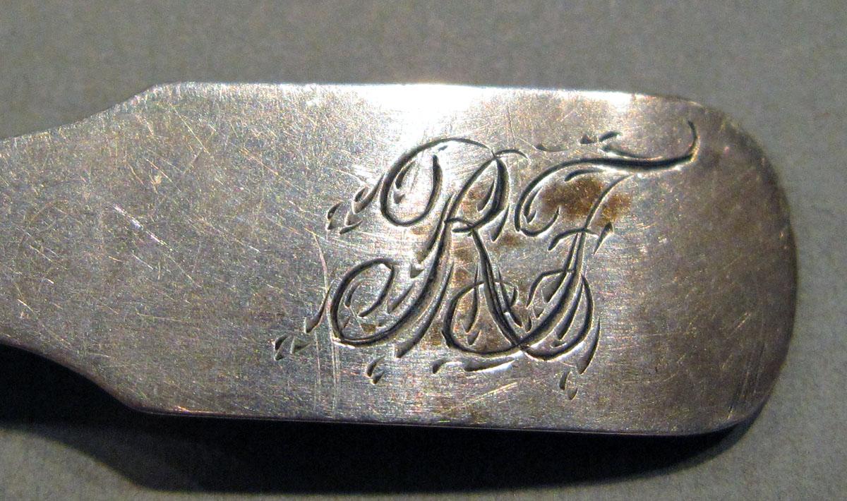 1998.0004.1292 Silver Spoon engraving