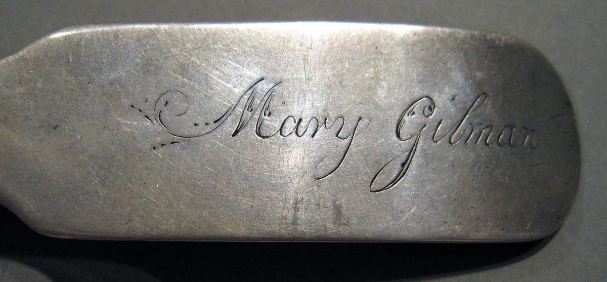 1998.0004.1295 Silver Spoon engraving