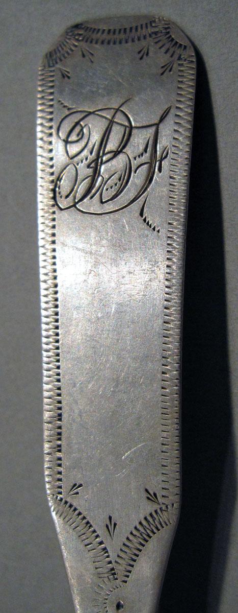 1998.0004.1299 Silver Spoon engraving