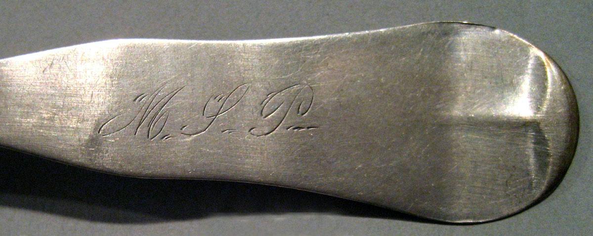 1998.0004.129 Silver Spoon engraving