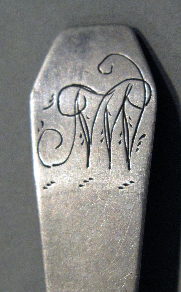 1998.0004.1303 Silver Spoon engraving