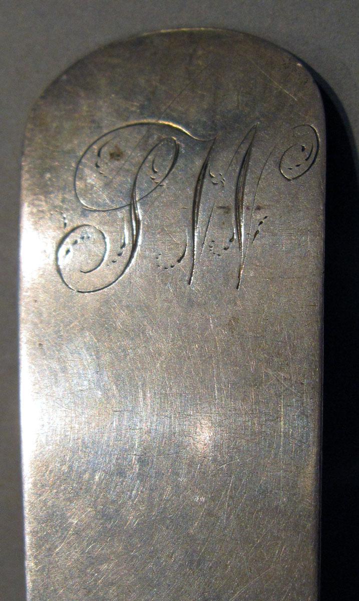 1998.0004.1304 Silver Spoon engraving