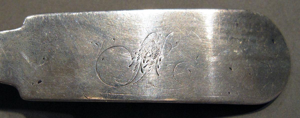 1998.0004.1306 Silver Spoon engraving