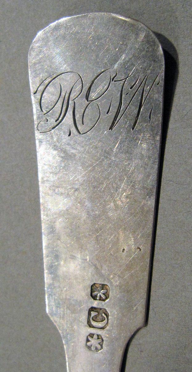 1998.0004.1311 Silver Spoon engraving underside