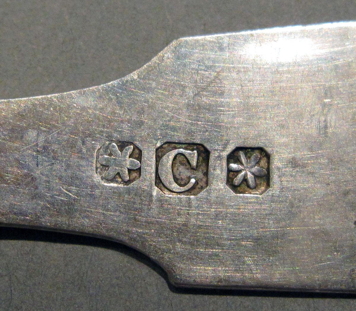 1998.0004.1311 Silver Spoon mark