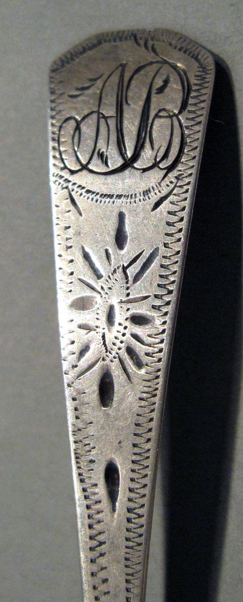 1998.0004.1316 Silver Spoon engraving