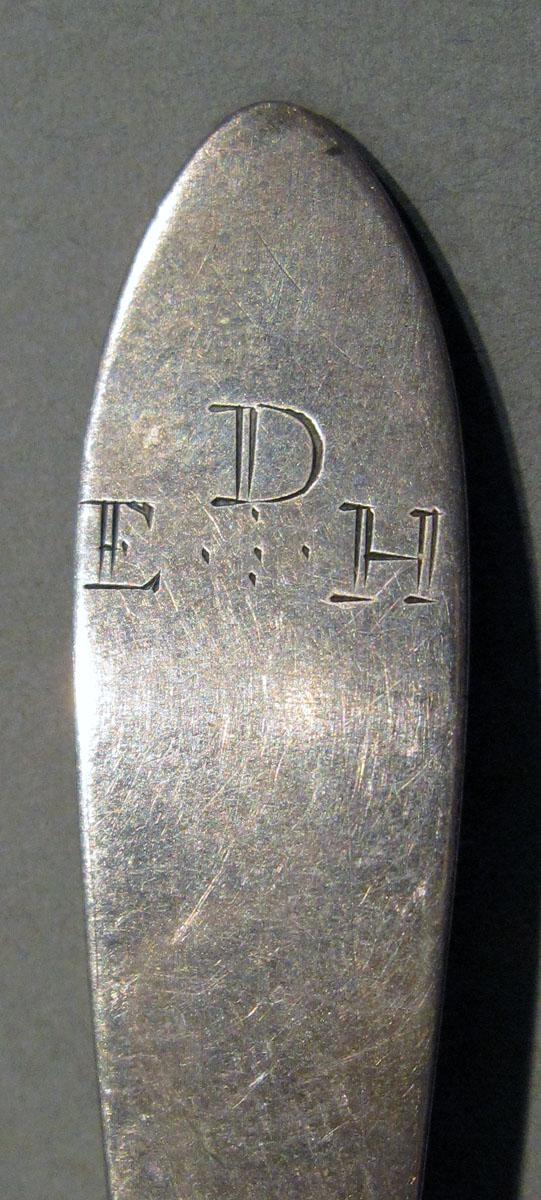 1998.0004.1319 Silver Spoon engraving