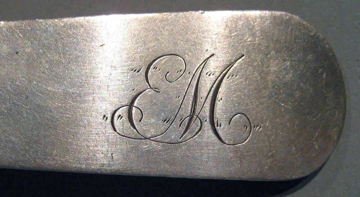1998.0004.131 Silver Spoon engraving