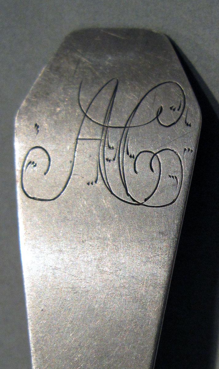 1998.0004.1320 Silver Spoon engraving