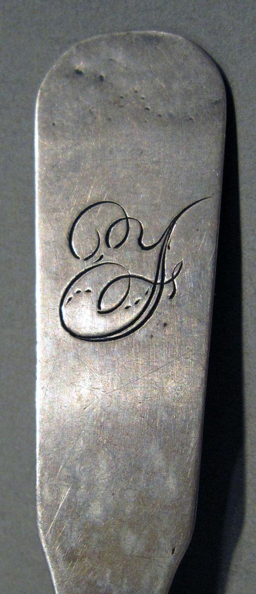 1998.0004.1322 Silver Spoon engraving