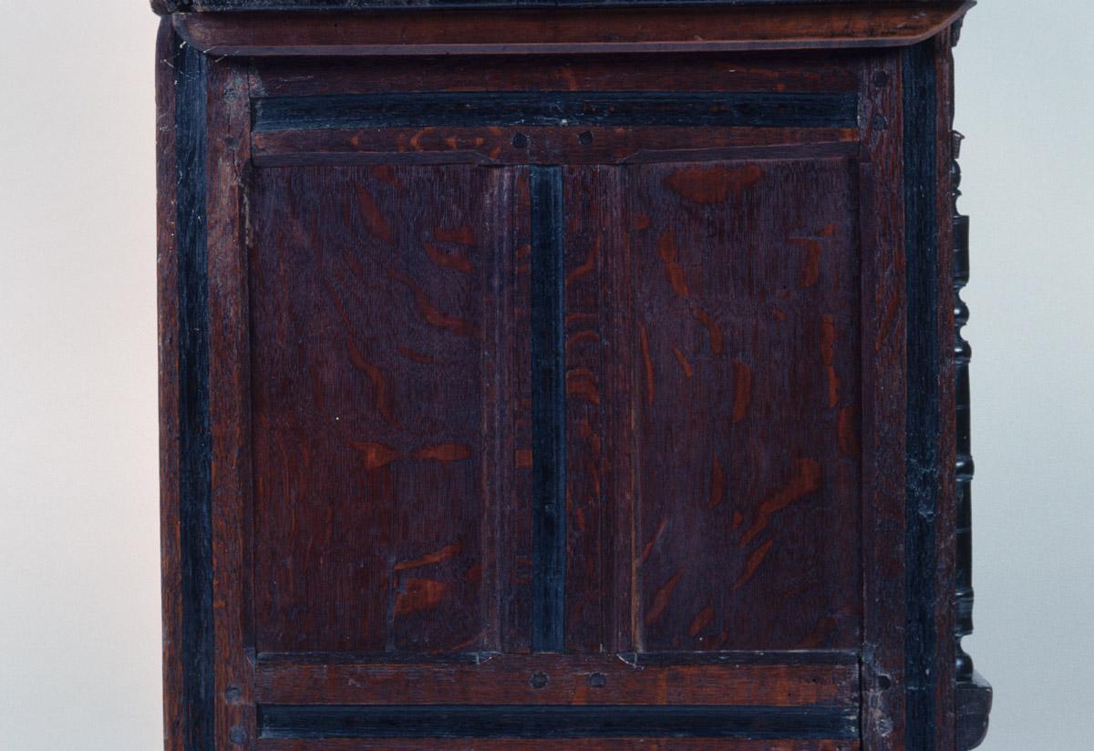 1958.0543 Chest, before conservation treatment, detail 4